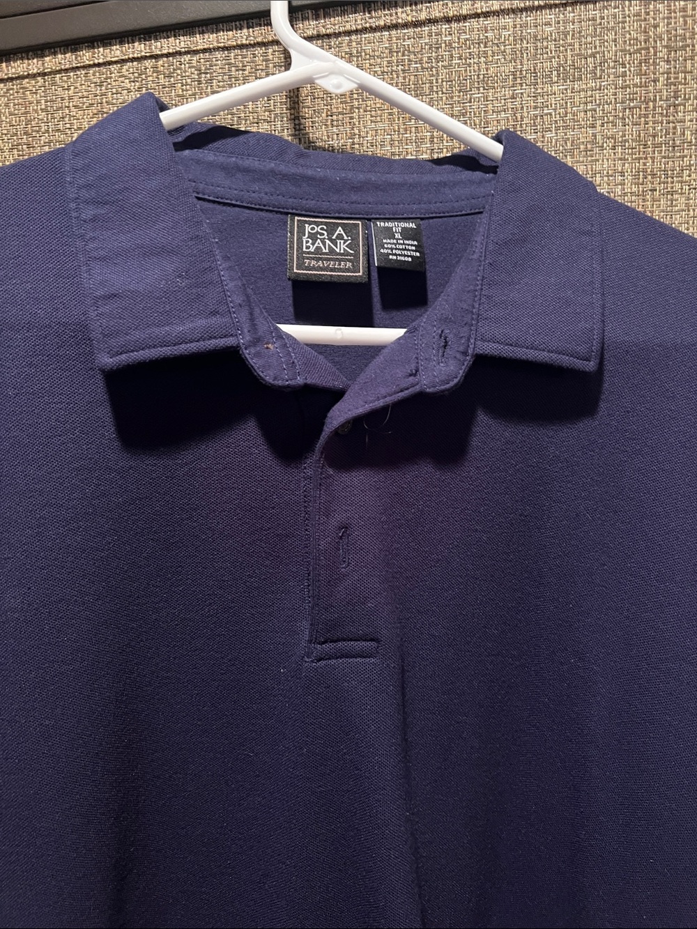 Jos. A. Bank Traveler Men's Dark Navy Polo Shirt
